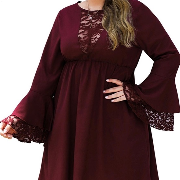Rosegal Dresses & Skirts - Burgundy dress